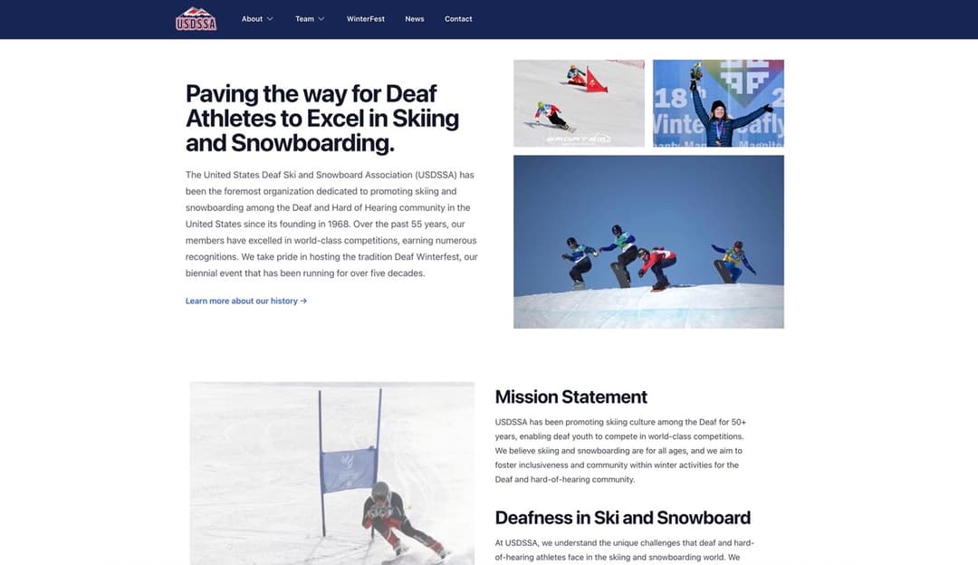 USDSSA has a new website