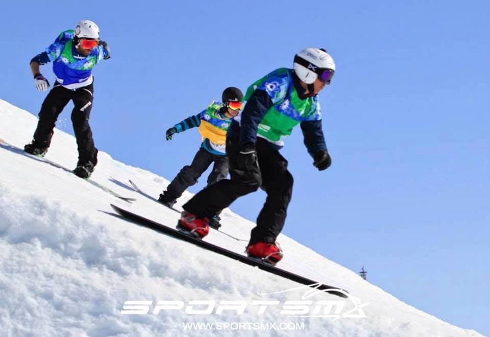 snowboard race
