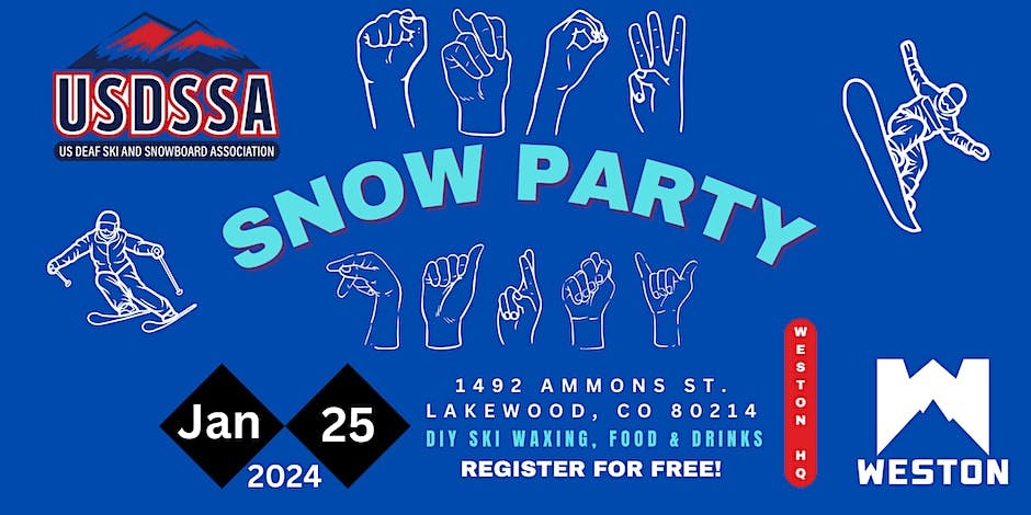 Snow Party 2024 Flyer